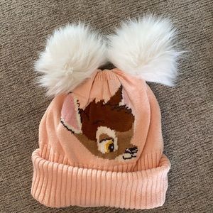 Baby Gap Pom Pom Disney Bambi winter hat